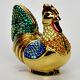 Estee Lauder Bejeweled Rooster Solid Perfume Compact 2004 By Judith Leiber