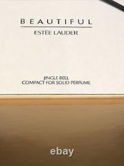 Estee Lauder Beautiful Holiday 2007 Jingle Bell Solid Perfume Compact