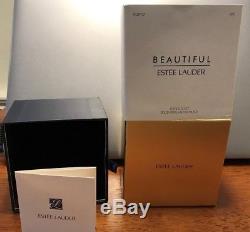 Estee Lauder Beautiful Love Locket Solid Perfume Necklace New Boxed