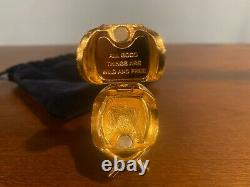 Estee Lauder Beautiful Solid Perfume Compact Whimsical Fish 2017 Rare