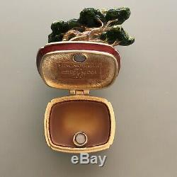 Estee Lauder Bonsai Tree 2007 & Chinese Junk 2003 Solid Perfume Compact