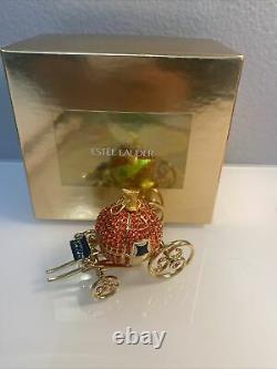 Estee Lauder Cinderella's Coach Solid Perfume Compact, Original Box