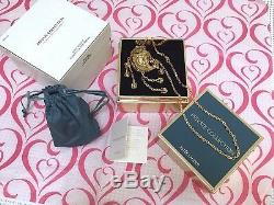 Estee Lauder Collection Gardenia Necklace Solid Perfume Compact Valentine Gift