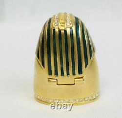 Estee Lauder Compact Solid Perfume 2001 Golden Sphinx Egypt Pharaoh MIB