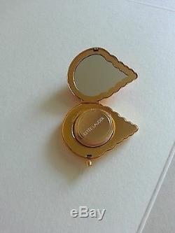 Estee Lauder Coral Shell Compact From The Shore Things Collection. New, Mint