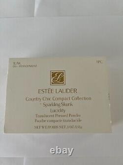 Estee Lauder Country Chic Collection Sparkling Skunk Powder Compact Mib