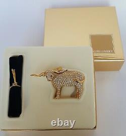 Estee Lauder Dazzling GOLD Shimmering Steer Solid Perfume Compact NIB 2000