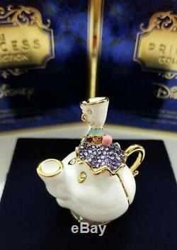 Estee Lauder & Disney Solid Perfume Compact Beauty & Beast Mrs Potts NIBB