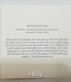 Estee Lauder & Disney Solid Perfume Compact Beauty & Beast Mrs Potts NIBB