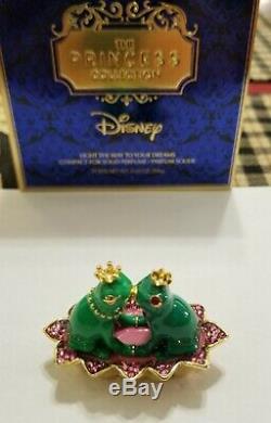 Estee Lauder & Disney Solid Perfume Compact Frog Prince Light The Way NIBB