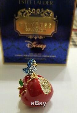 Estee Lauder & Disney Solid Perfume Compact Snow White Just One Bite NIBB