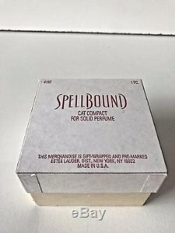 Estee Lauder Double Boxed Spell Bound Cat Solid Perfume Compact