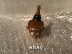 Estee Lauder Empty Perfume Compact 2001 Bejeweled Champagne Bucket