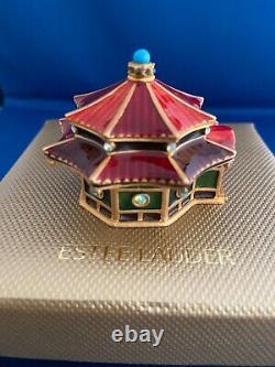 Estee Lauder Enchanting Pagoda Solid Perfume Compact By Jay Strongwater