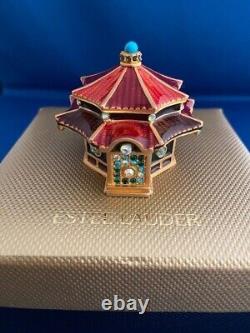 Estee Lauder Enchanting Pagoda Solid Perfume Compact By Jay Strongwater