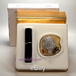 Estee Lauder FROSTED IGLOO Compact for Solid Perfume 2002 Wiht all the Boxes