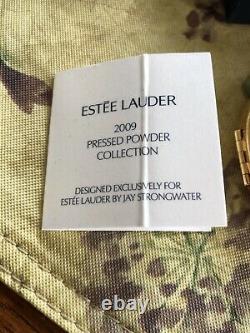 Estee Lauder Floral Dynasty Re-Nutriv Pressed Powder Compact by Jay Strongwater