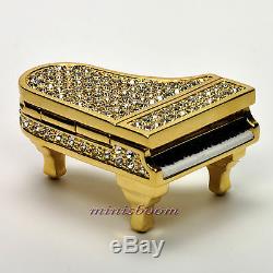 Estee Lauder GLITTERING GRAND PIANO Compact for Solid Perfume 2007 New in Box