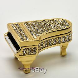 Estee Lauder GLITTERING GRAND PIANO Compact for Solid Perfume 2007 New in Box