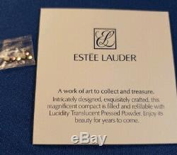 Estee Lauder GOLDEN HALO COMPACT Lucidity Pressed Powder 0.1 oz 2.8 g New in Box