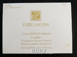 Estee Lauder Green Crystal Eden Compact Lucidity Translucent Powder NEW