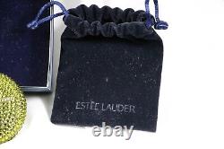 Estee Lauder / HARRODS HARRODS CRYSTAL Lucidity Powder Compact Green OPEN BOX