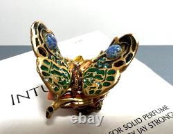 Estee Lauder Intuition 2003 Bejeweled Butterfly Compact J Strongwater signed