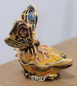Estee Lauder Intuition Butterfly Perfume Compact Jay Strongwater