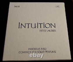 Estee Lauder Intuition Precious Birdbath Compact for Solid Perfume NEW