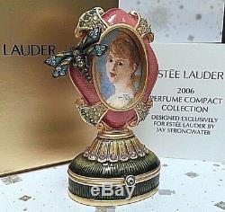 Estee Lauder Jay Strongwater Framed Memories Photo Frame Solid Perfume Compact