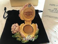 Estee Lauder Jay Strongwater Perfume Compact 08 Romantic Bloom Mint In Box