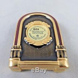 Estee Lauder Jay Strongwater White Linen Jeweled Jukebox Solid Perfume Compact