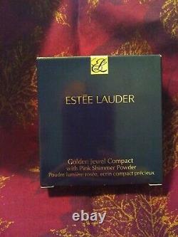 Estee Lauder Jeweled Butterfly COMPACT BOX PINK SHIMMER POWDER BLUSH MAKEUP RARE