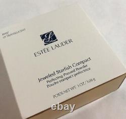 Estee Lauder Jeweled Starfish Compact Pressed Powder 01 TRANSLUCENT NIB