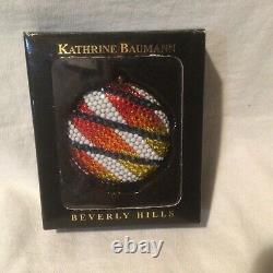 Estee Lauder Katherine Bauman Beverly Hill Collection Orange White Black Crystal