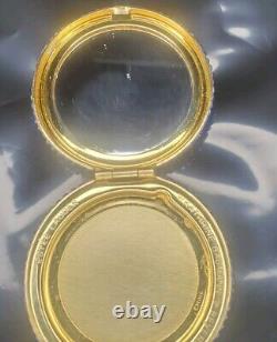 Estee Lauder Kathrine Baumann Sunflower Powder Compact Beautiful! Empty Flaws