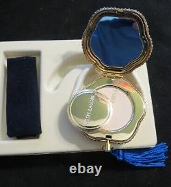 Estee Lauder Lucidity China Blue Love Knot Powder Compact Lucidity NEW