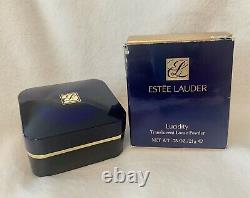 Estee Lauder Lucidity Translucent Loose Powder 01-Light Intensity 1 VTG NEW