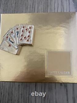 Estee Lauder Lucky Hand 2002 Solid Perfume Compact Gambler Poker Beautiful