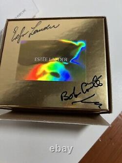 Estee Lauder Magic Slipper Compact MIB signed Estee Lauder & Bob Conte on box