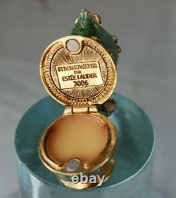 Estee Lauder Magical Pitcher Solid Perfume by Jay Strongwater Enamel box