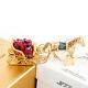 Estee Lauder One Horse Open Sleigh Solid Perfume Compact Mint Both Boxes Mib