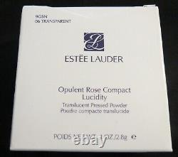 Estee Lauder Opulent Rose Pressed Powder Compact Lucidity NEW