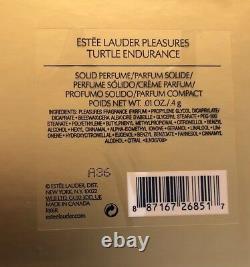 Estee Lauder PLEASURES Turtle Endurance Solid Compact Collectable 2016 LE NIB