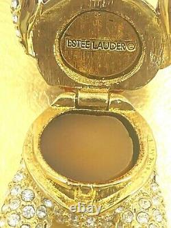 Estee Lauder PRECIOUS BEAR Solid Perfume Compact 1998 Collection New in Box