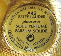 Estee Lauder PRECIOUS PEACOCK Solid Perfume Compact MIBB with Label (Pleasures)