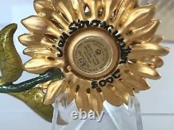 Estee Lauder Perfume Compact 2003 Radiant Sunflower Signed Strongwater