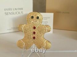 Estee Lauder Perfume Compact 2008 Holiday Treat Mibb Sensuous Gingerbread Man
