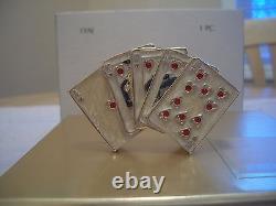 Estee Lauder Perfume Compact Rare 2002 Lucky Hand Mint In Original Boxes