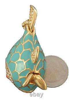 Estee Lauder Perfume Compact Whimsical Fish 2017 Monica Rich Dosann Crystal